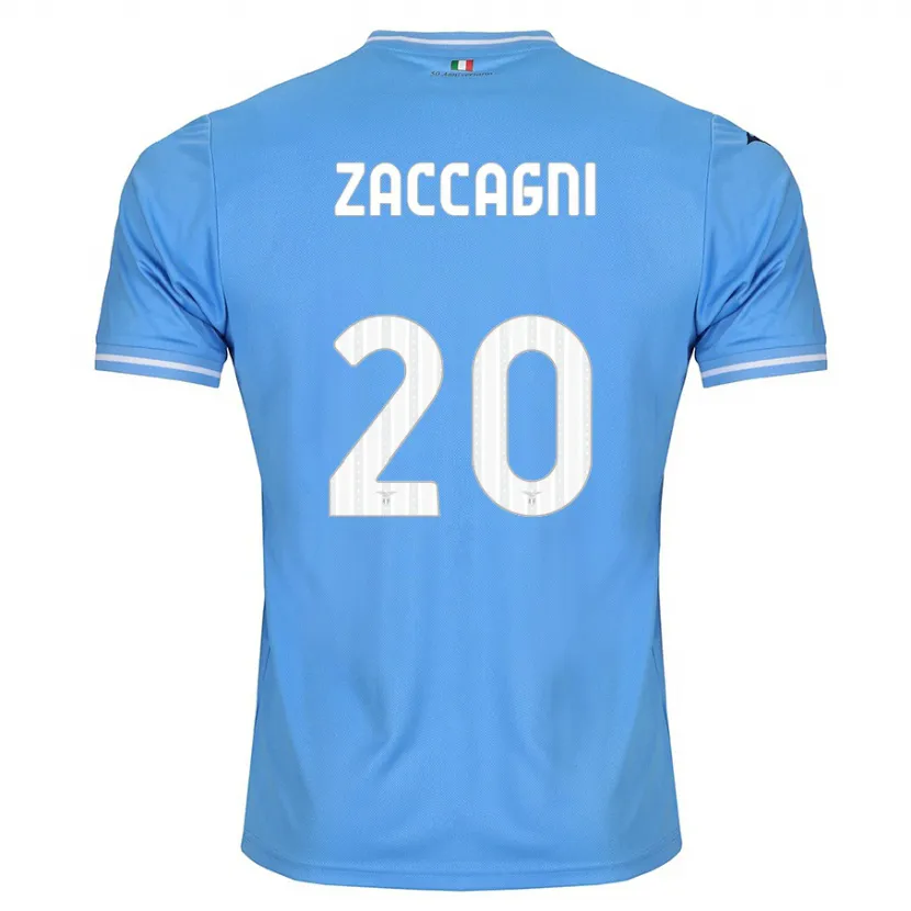 Danxen Hombre Camiseta Mattia Zaccagni #20 Azul 1ª Equipación 2023/24 La Camisa