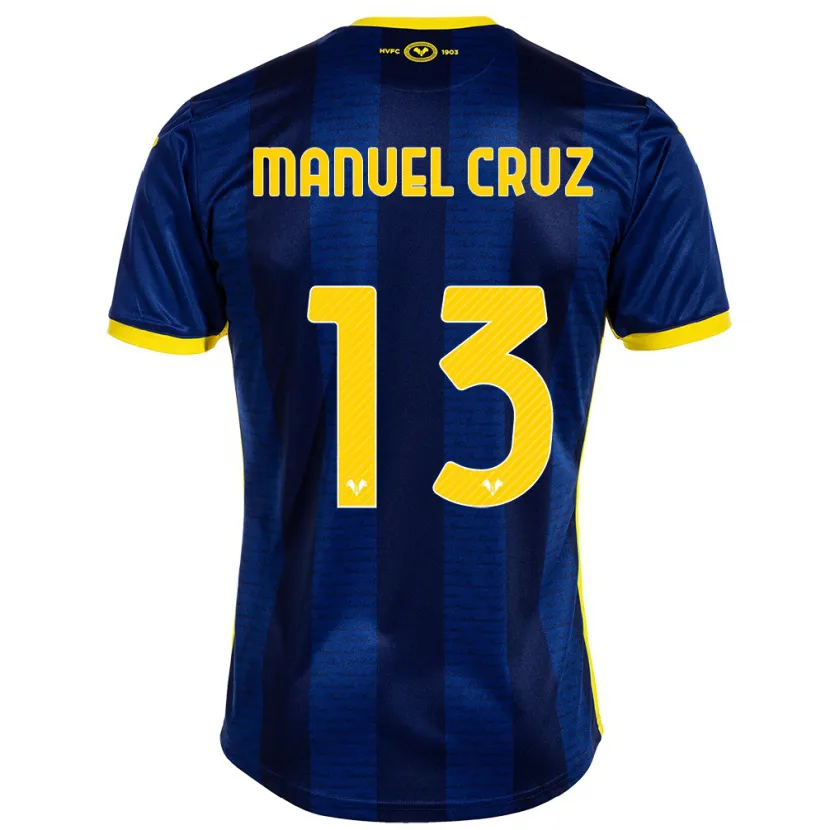 Danxen Hombre Camiseta Juan Manuel Cruz #13 Armada 1ª Equipación 2023/24 La Camisa