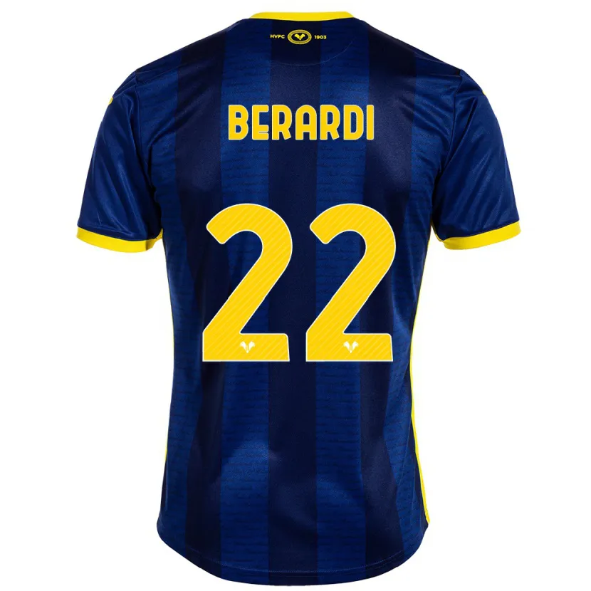 Danxen Hombre Camiseta Alessandro Berardi #22 Armada 1ª Equipación 2023/24 La Camisa