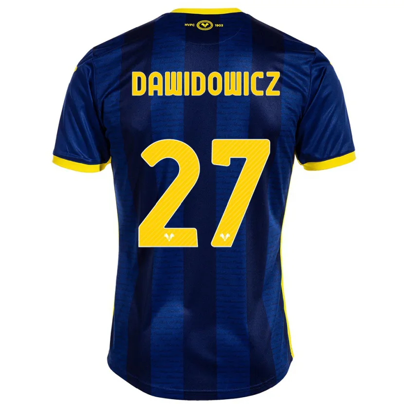 Danxen Hombre Camiseta Pawel Dawidowicz #27 Armada 1ª Equipación 2023/24 La Camisa