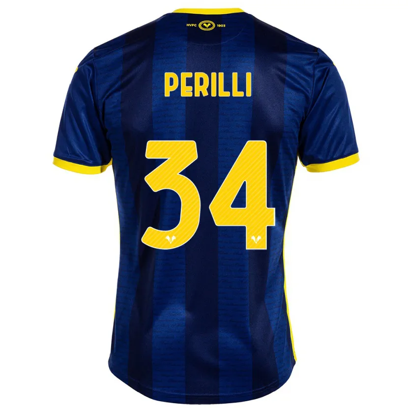 Danxen Hombre Camiseta Simone Perilli #34 Armada 1ª Equipación 2023/24 La Camisa