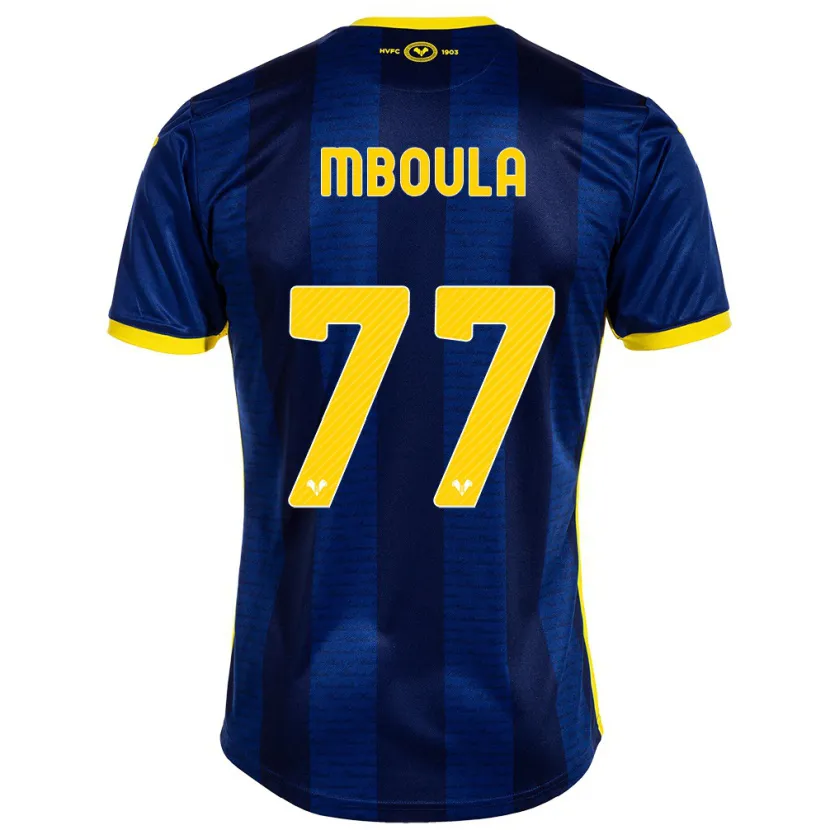 Danxen Hombre Camiseta Jordi Mboula #77 Armada 1ª Equipación 2023/24 La Camisa