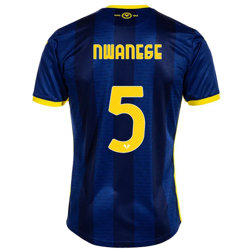 Danxen Hombre Camiseta Karlson Nwanege #5 Armada 1ª Equipación 2023/24 La Camisa