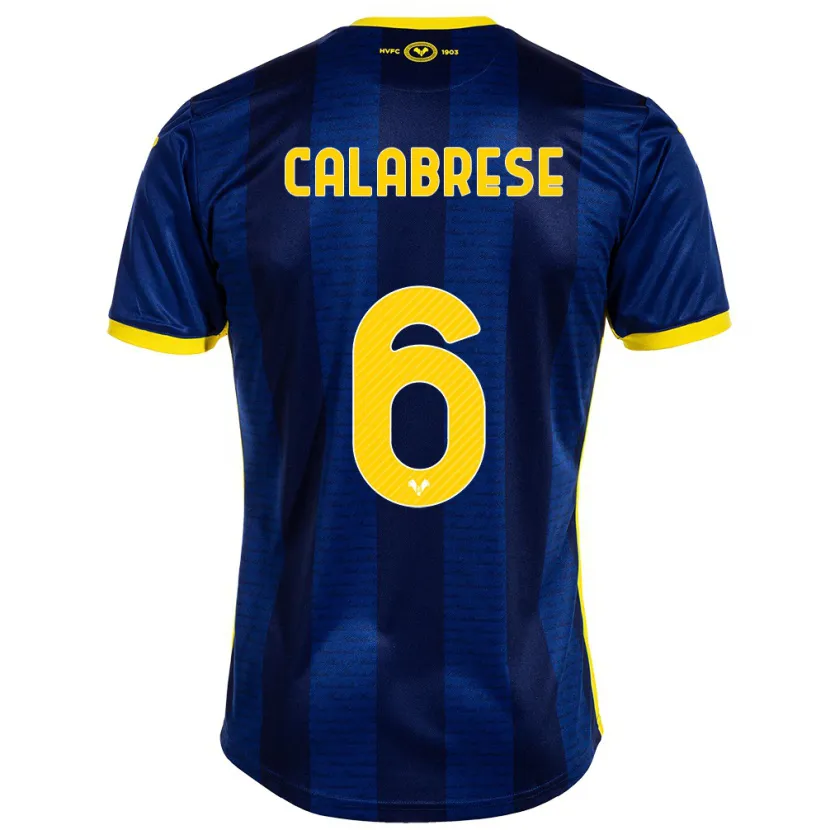 Danxen Hombre Camiseta Nicolò Calabrese #6 Armada 1ª Equipación 2023/24 La Camisa