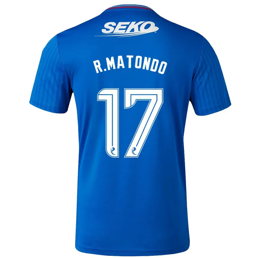 Danxen Hombre Camiseta Rabbi Matondo #17 Azul 1ª Equipación 2023/24 La Camisa