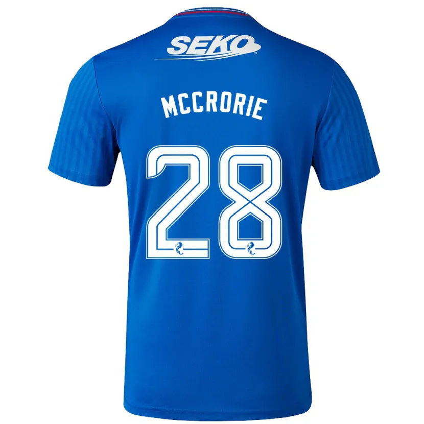 Danxen Hombre Camiseta Robby Mccrorie #28 Azul 1ª Equipación 2023/24 La Camisa