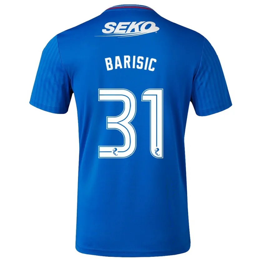 Danxen Hombre Camiseta Borna Barisic #31 Azul 1ª Equipación 2023/24 La Camisa