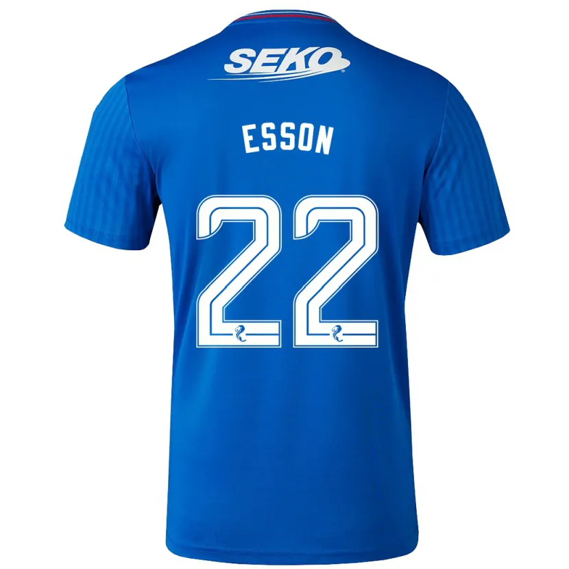 Danxen Hombre Camiseta Victoria Esson #22 Azul 1ª Equipación 2023/24 La Camisa