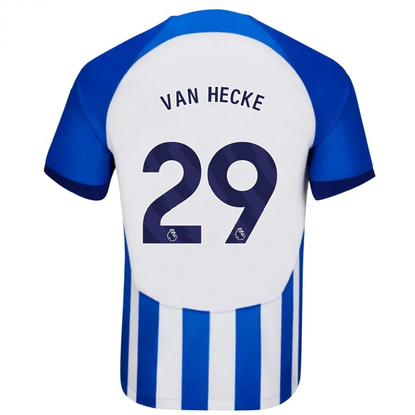 Danxen Hombre Camiseta Jan Paul Van Hecke #29 Azul 1ª Equipación 2023/24 La Camisa