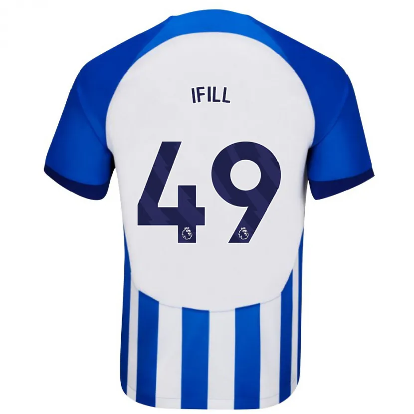 Danxen Hombre Camiseta Marcus Ifill #49 Azul 1ª Equipación 2023/24 La Camisa