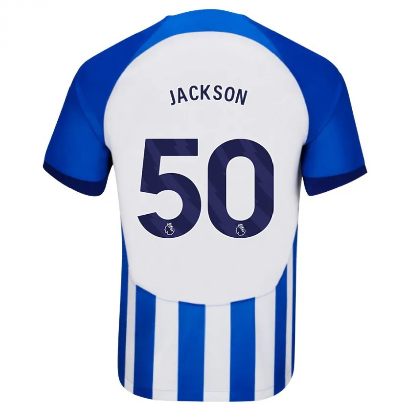 Danxen Hombre Camiseta Ben Jackson #50 Azul 1ª Equipación 2023/24 La Camisa