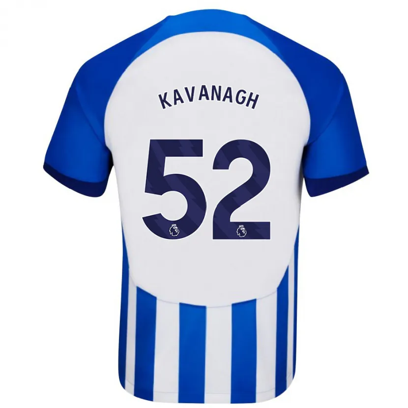 Danxen Hombre Camiseta Leigh Kavanagh #52 Azul 1ª Equipación 2023/24 La Camisa