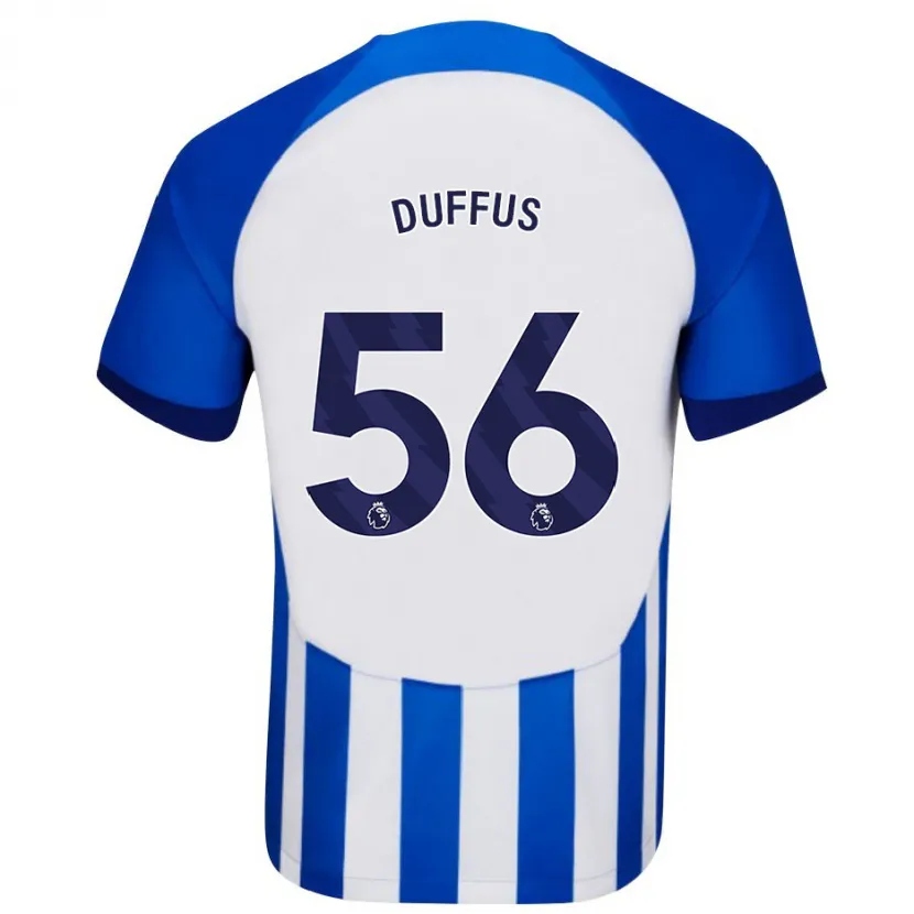 Danxen Hombre Camiseta Josh Duffus #56 Azul 1ª Equipación 2023/24 La Camisa