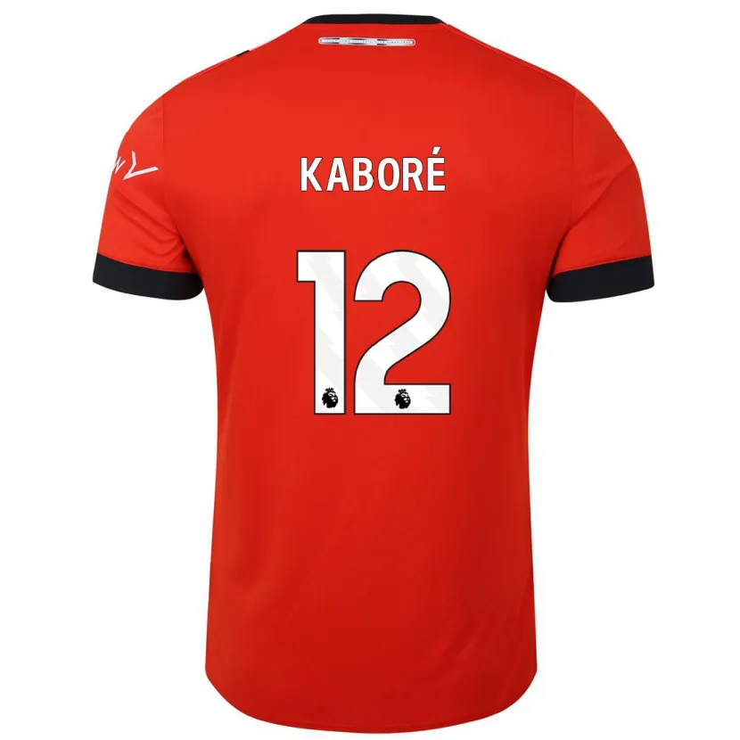 Danxen Hombre Camiseta Issa Kaboré #12 Rojo 1ª Equipación 2023/24 La Camisa