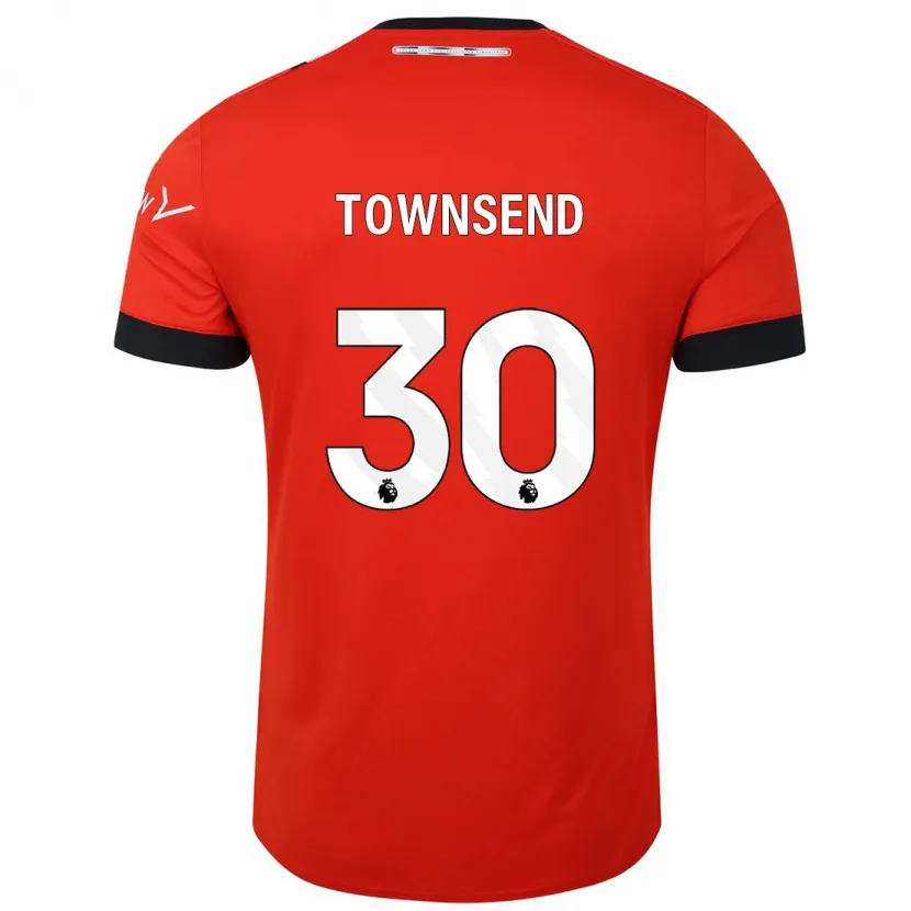 Danxen Hombre Camiseta Andros Townsend #30 Rojo 1ª Equipación 2023/24 La Camisa