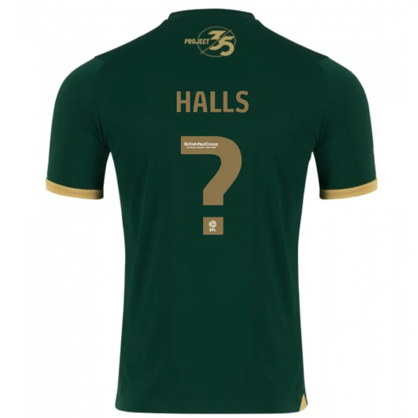 Danxen Hombre Camiseta Oscar Halls #0 Verde 1ª Equipación 2023/24 La Camisa