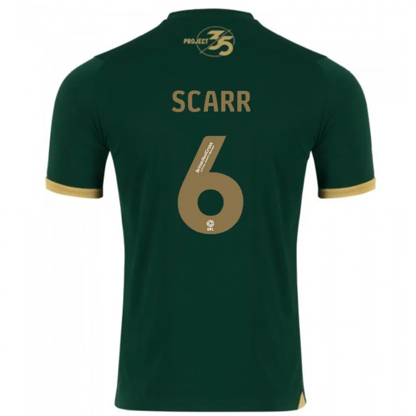 Danxen Hombre Camiseta Dan Scarr #6 Verde 1ª Equipación 2023/24 La Camisa