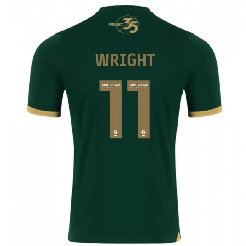 Danxen Hombre Camiseta Callum Wright #11 Verde 1ª Equipación 2023/24 La Camisa