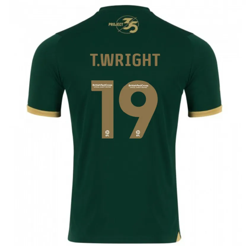 Danxen Hombre Camiseta Tyreik Wright #19 Verde 1ª Equipación 2023/24 La Camisa