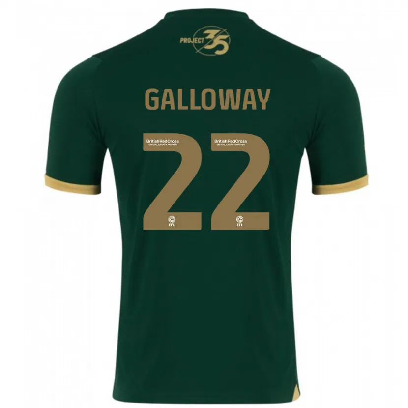 Danxen Hombre Camiseta Brendan Galloway #22 Verde 1ª Equipación 2023/24 La Camisa