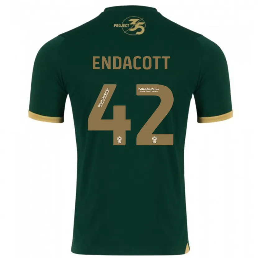 Danxen Hombre Camiseta Jack Endacott #42 Verde 1ª Equipación 2023/24 La Camisa