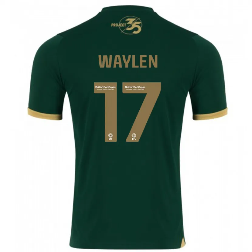 Danxen Hombre Camiseta Libby Waylen #17 Verde 1ª Equipación 2023/24 La Camisa