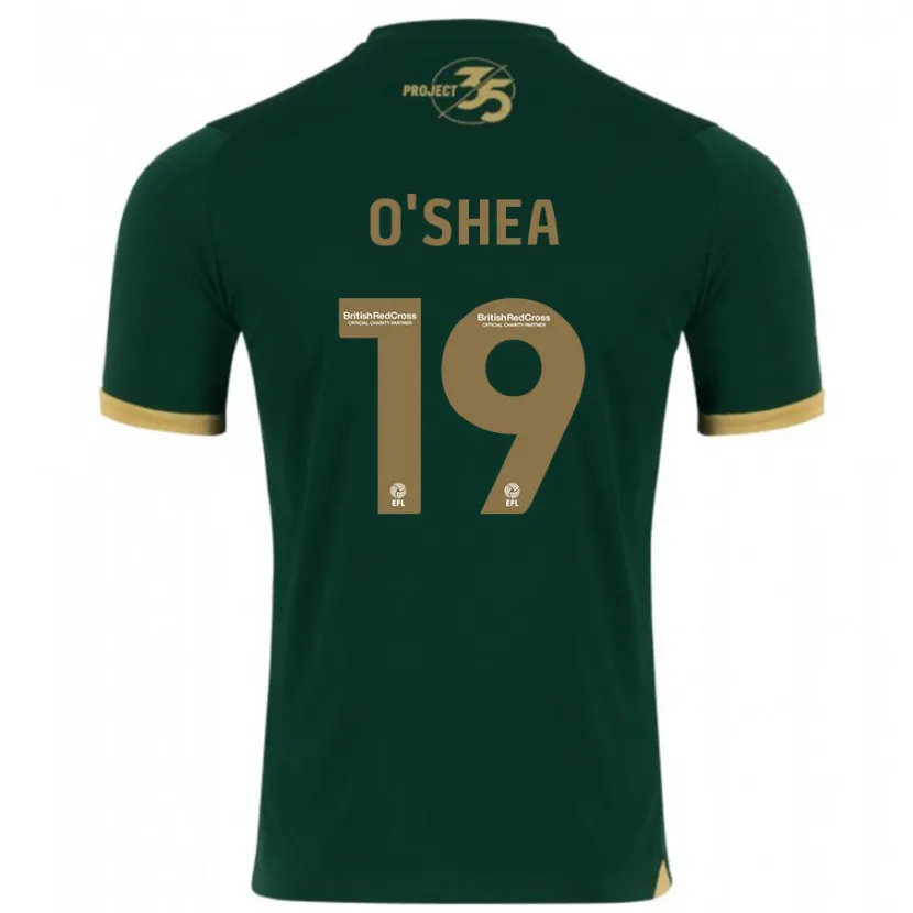 Danxen Hombre Camiseta Erin O'shea #19 Verde 1ª Equipación 2023/24 La Camisa