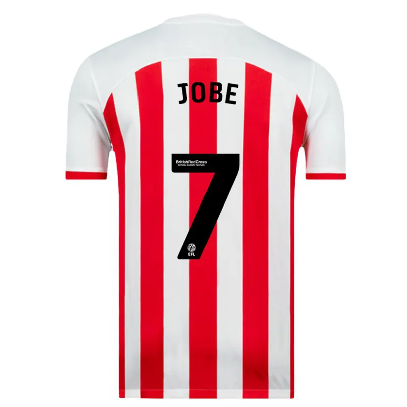 Danxen Hombre Camiseta Jobe Bellingham #7 Blanco 1ª Equipación 2023/24 La Camisa