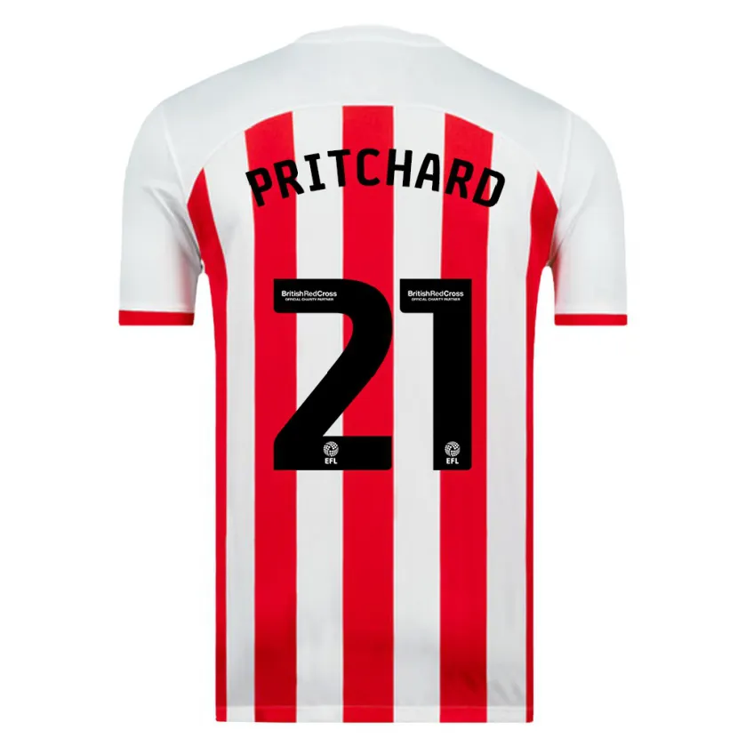 Danxen Hombre Camiseta Alex Pritchard #21 Blanco 1ª Equipación 2023/24 La Camisa