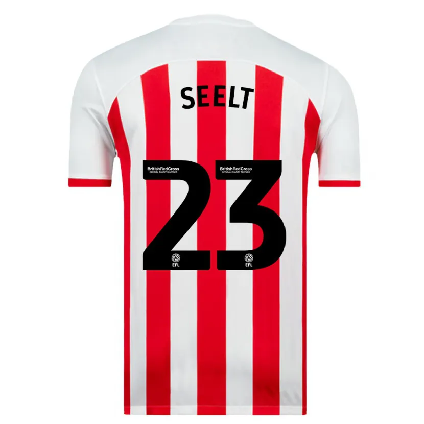 Danxen Hombre Camiseta Jenson Seelt #23 Blanco 1ª Equipación 2023/24 La Camisa