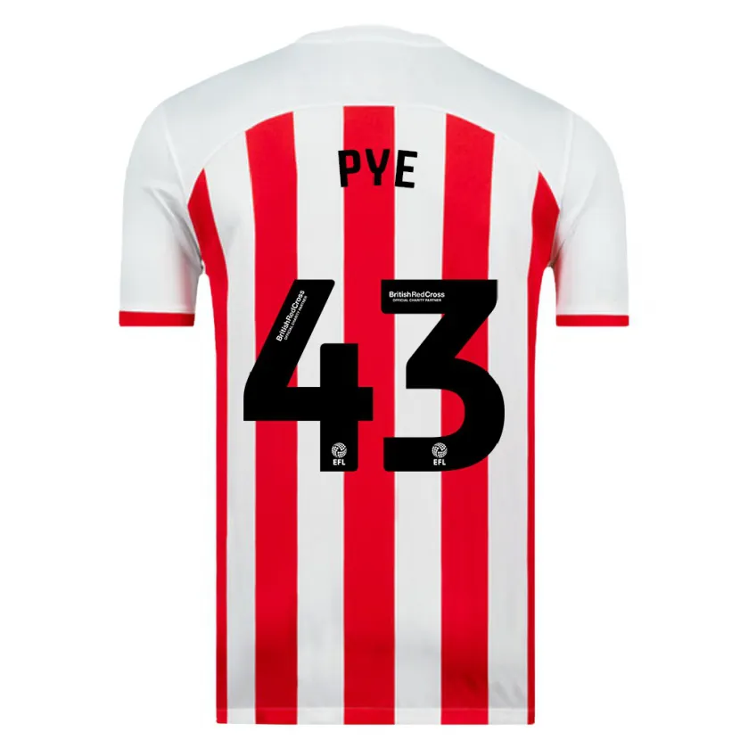 Danxen Hombre Camiseta Connor Pye #43 Blanco 1ª Equipación 2023/24 La Camisa