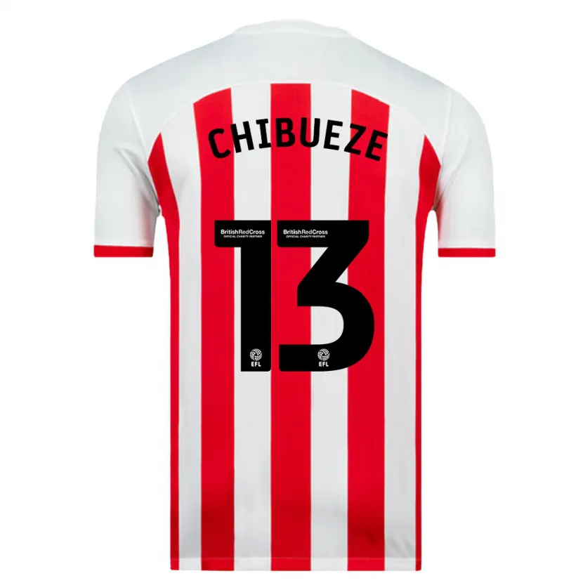 Danxen Hombre Camiseta Kelechi Chibueze #13 Blanco 1ª Equipación 2023/24 La Camisa