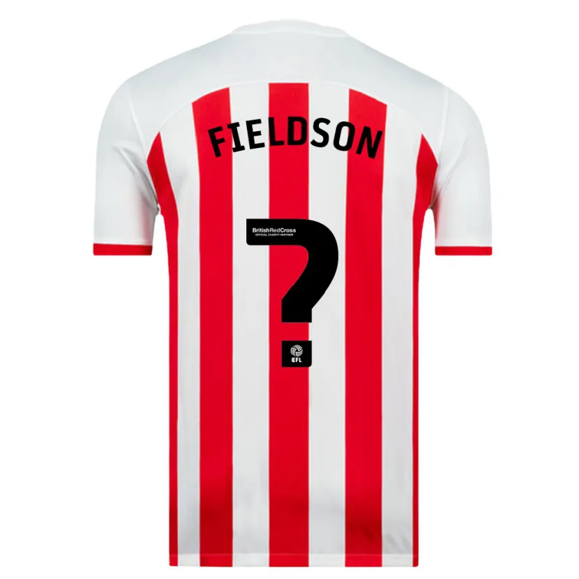 Danxen Hombre Camiseta Henry Fieldson #0 Blanco 1ª Equipación 2023/24 La Camisa