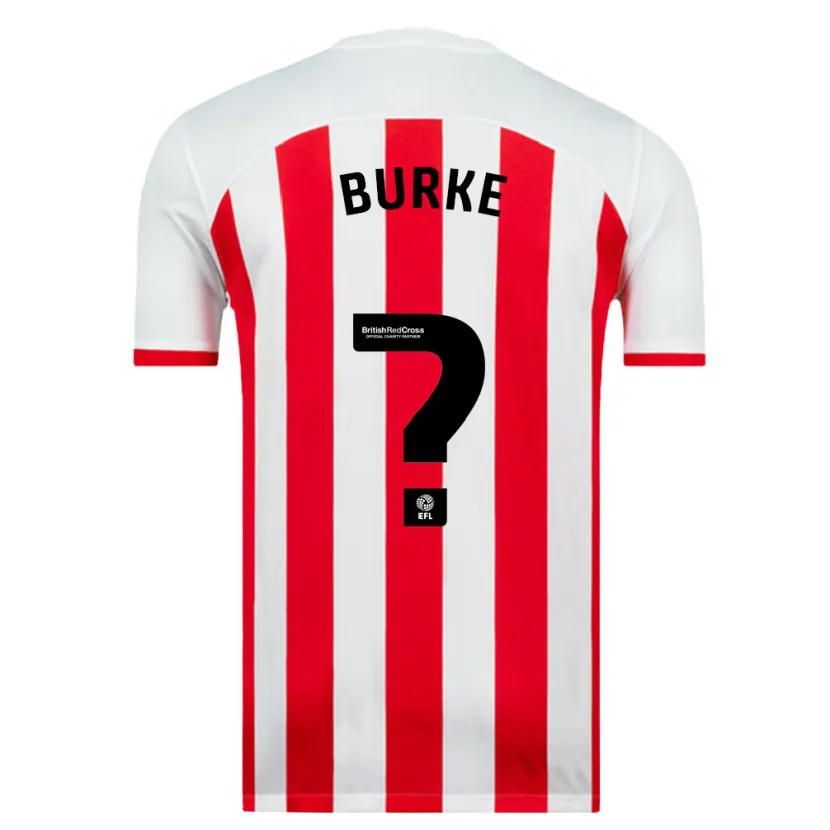 Danxen Hombre Camiseta Marshall Burke #0 Blanco 1ª Equipación 2023/24 La Camisa