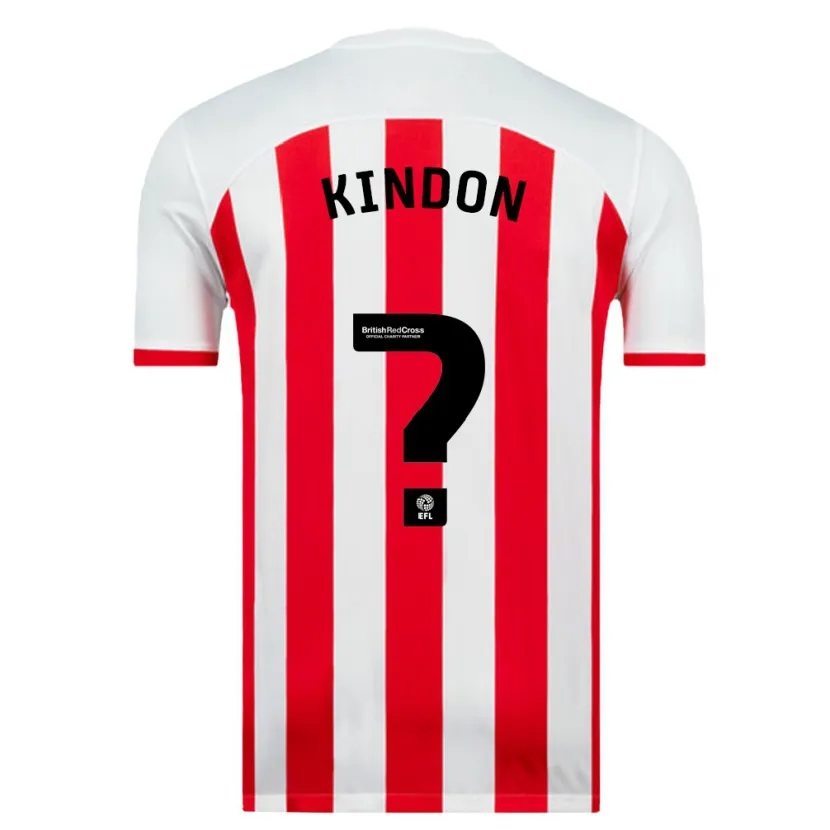 Danxen Hombre Camiseta Ben Kindon #0 Blanco 1ª Equipación 2023/24 La Camisa