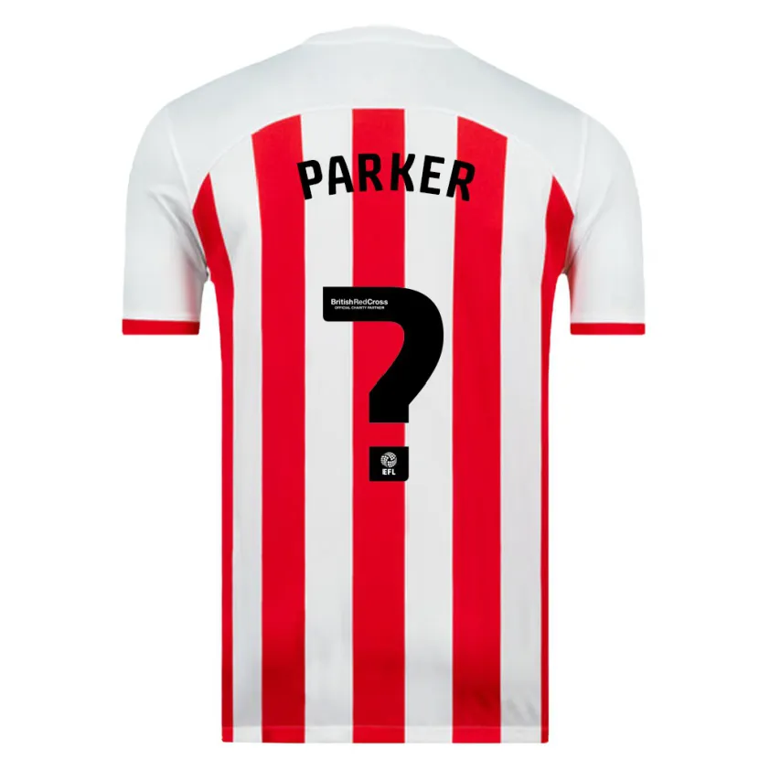 Danxen Hombre Camiseta Daniel Parker #0 Blanco 1ª Equipación 2023/24 La Camisa