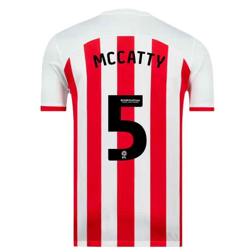 Danxen Hombre Camiseta Grace Mccatty #5 Blanco 1ª Equipación 2023/24 La Camisa