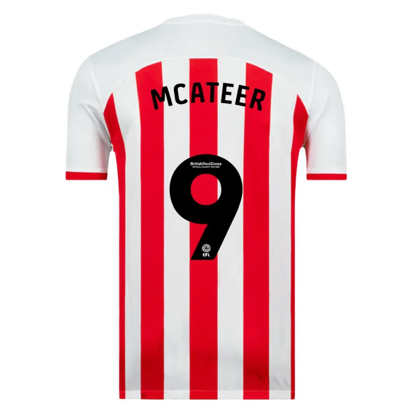 Danxen Hombre Camiseta Mary Mcateer #9 Blanco 1ª Equipación 2023/24 La Camisa