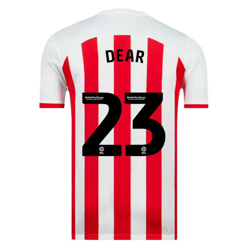 Danxen Hombre Camiseta Jenna Dear #23 Blanco 1ª Equipación 2023/24 La Camisa