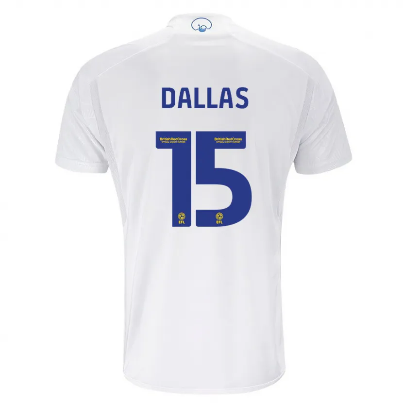 Danxen Hombre Camiseta Stuart Dallas #15 Blanco 1ª Equipación 2023/24 La Camisa