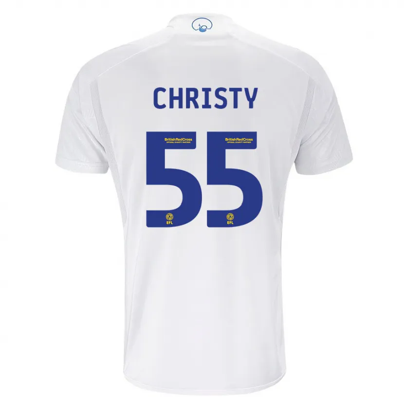 Danxen Hombre Camiseta Harry Christy #55 Blanco 1ª Equipación 2023/24 La Camisa