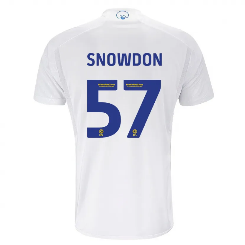 Danxen Hombre Camiseta Joe Snowdon #57 Blanco 1ª Equipación 2023/24 La Camisa