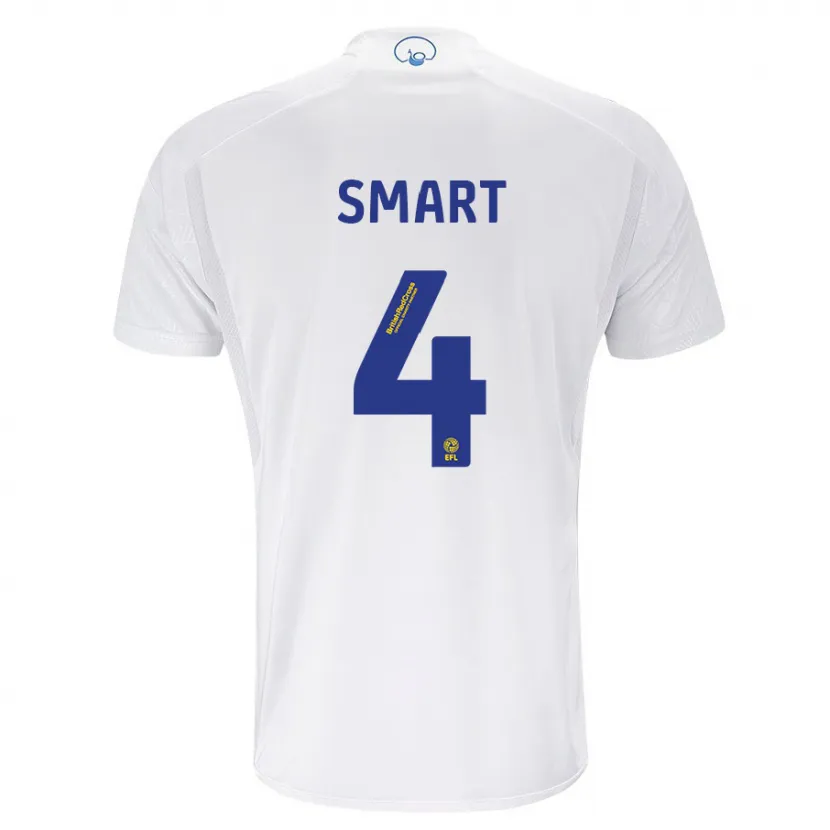 Danxen Hombre Camiseta Olivia Smart #4 Blanco 1ª Equipación 2023/24 La Camisa