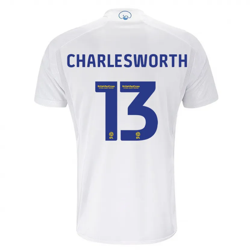 Danxen Hombre Camiseta Millie Robshaw-Charlesworth #13 Blanco 1ª Equipación 2023/24 La Camisa