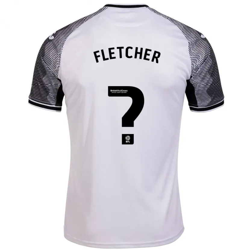 Danxen Hombre Camiseta Kristian Fletcher #0 Blanco 1ª Equipación 2023/24 La Camisa