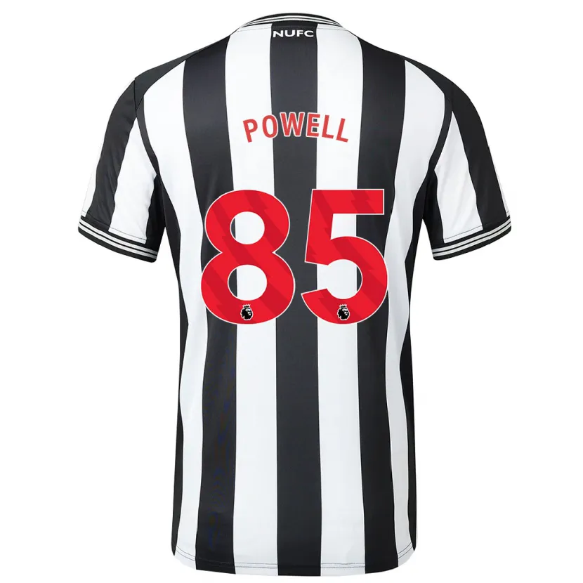 Danxen Hombre Camiseta Rory Powell #85 Blanco Negro 1ª Equipación 2023/24 La Camisa