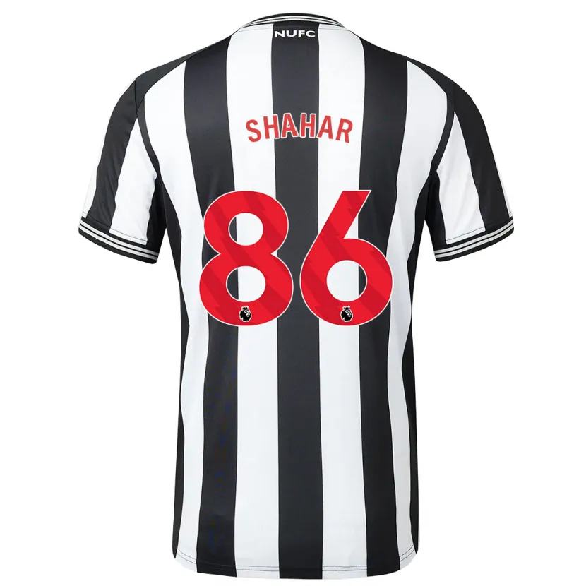 Danxen Hombre Camiseta Leo Shahar #86 Blanco Negro 1ª Equipación 2023/24 La Camisa