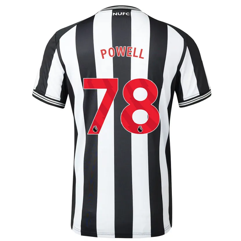 Danxen Hombre Camiseta Harry Powell #78 Blanco Negro 1ª Equipación 2023/24 La Camisa