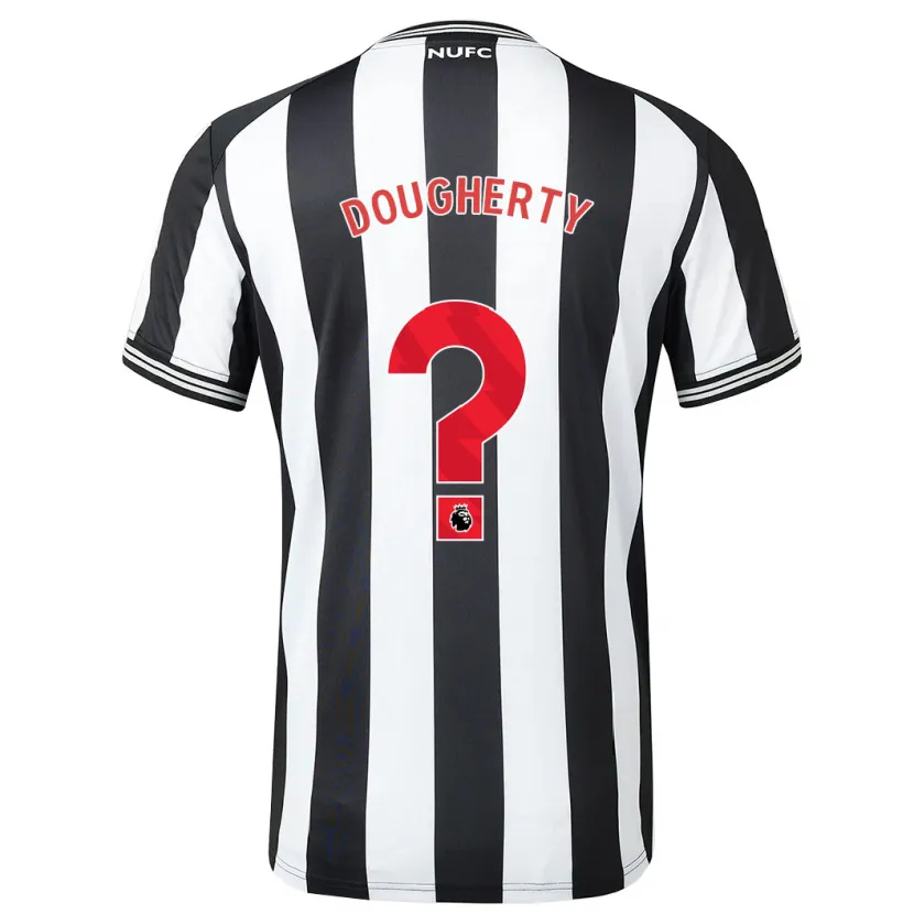 Danxen Hombre Camiseta Ryan Dougherty #0 Blanco Negro 1ª Equipación 2023/24 La Camisa