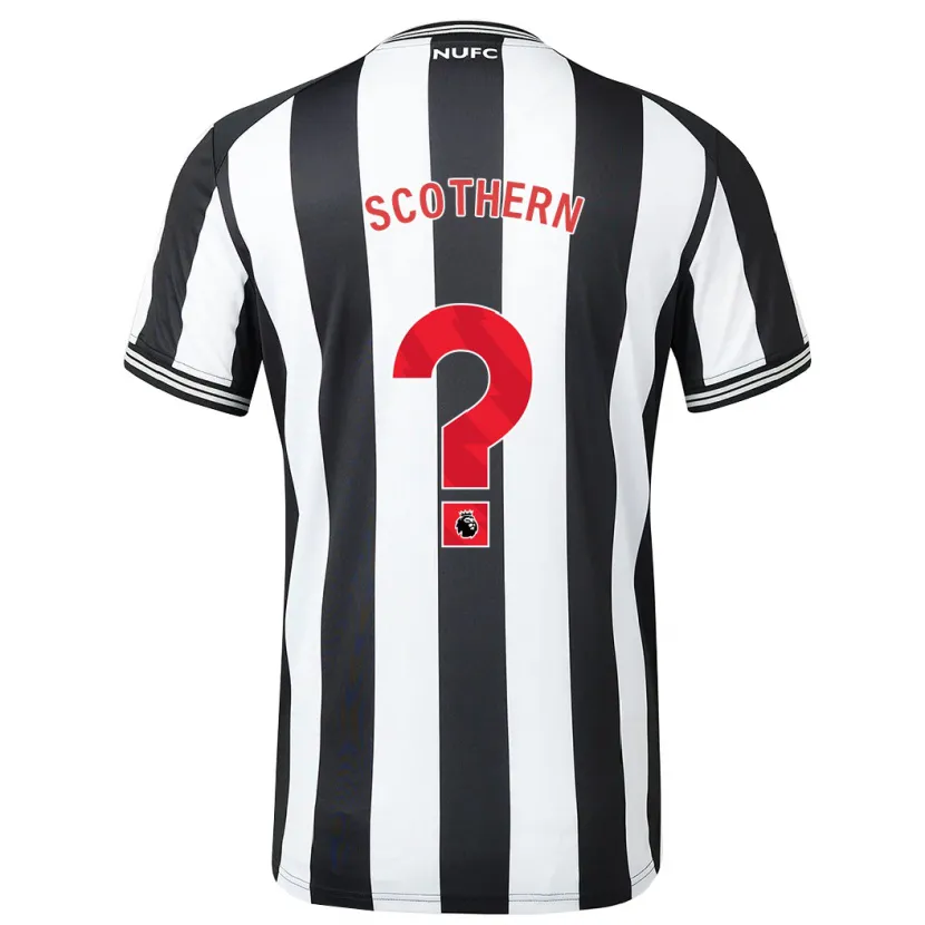 Danxen Hombre Camiseta Ben Scothern #0 Blanco Negro 1ª Equipación 2023/24 La Camisa